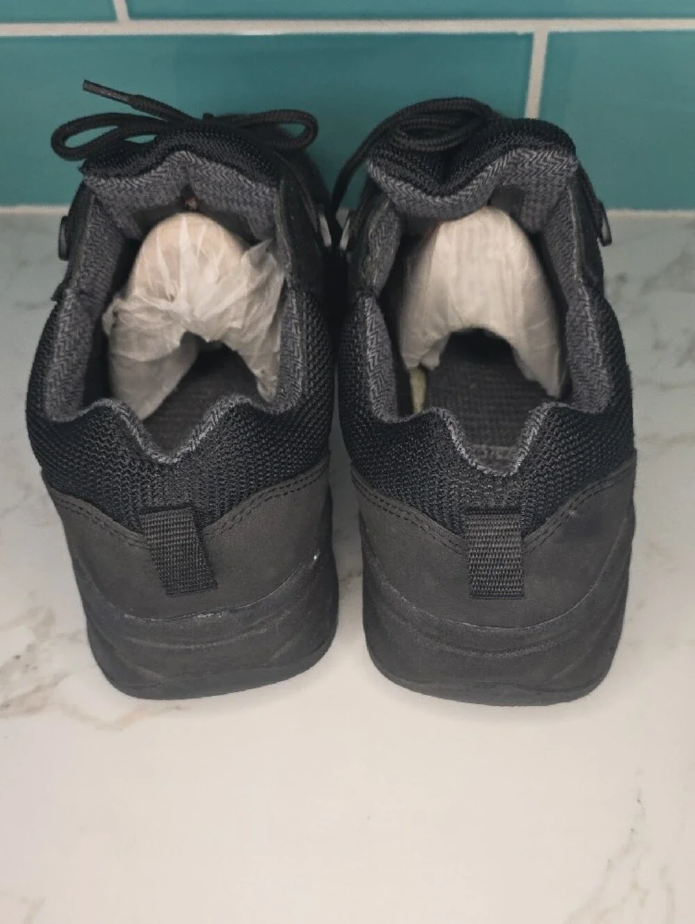 Brahma Men's Black Steeltoe Work Sneakers